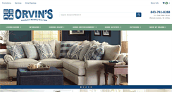 Desktop Screenshot of orvinsfurniture.com